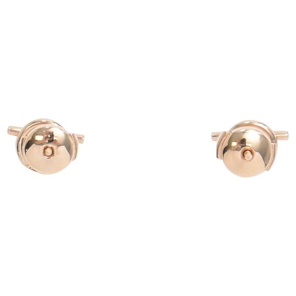 Hermès Echappee Small Earrings in Rose Gold Metal - Picture 1 of 3